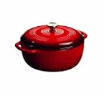 Lodge Color EC6D43 Enameled Cast Iron...