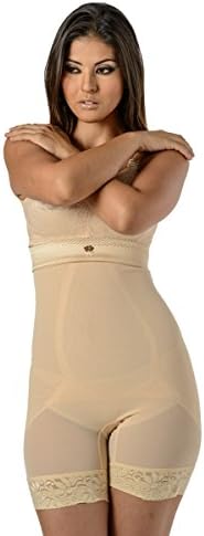 High Waist Girdle Beige-XXS