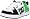 Black/White/Emerald