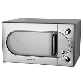 Daewoo KOR638RDSL 20 Litre 800w Duo Plate Microwave Silver