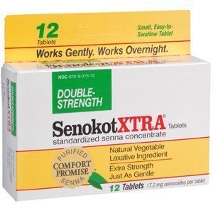 Special pack of 5 SENOKOT XTRA Tab 12 Tablets
