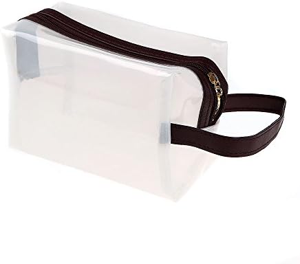 Anself Jelly Cosmetic Bag MakeUp Translucent Bath Sun bag Case Candy Color Bag White