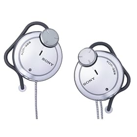 Sony MDR-Q55SL Clip-on Headphones (Silver)