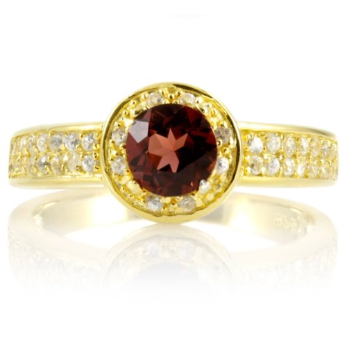 Florencias Garnet and White Topaz Ring 41TE7PlTsML Florencias Garnet and White Topaz Ring
