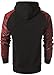 Mens Hipster Fleece Full Zip Hoody with PU Trim