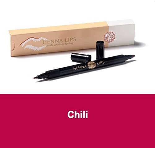 Natural Lip Stain, Henna Lips Lip Liner (Chili)