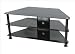 Levv Glass Stand For Plasma & Lcd Tv Up To 42-inch - Black G