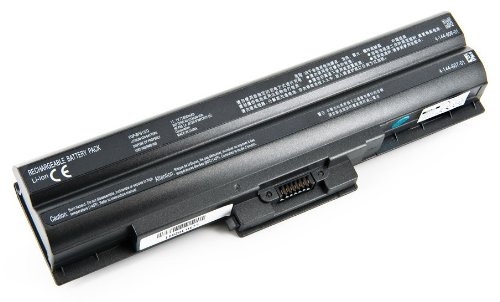 Replacement Battery for Sony Vaio VGN-SR520G/B [No BIOS Update Required] Tech Bird of passage� Max-Life Series 9-Cell [High-Capacity] [Gloomy] [Plug-and-Play]