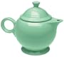 Homer Laughlin China Fiesta Sea Mist Teapot 44 Oz.