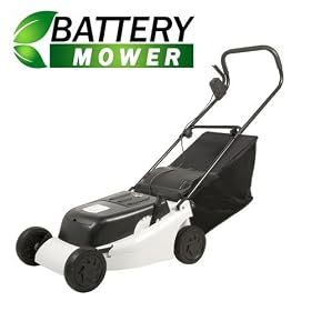 NEW TRUESHOPPING POWERFUL GARDEN BATTERY POWERED ELECTRIC CORDLESS LAWNMOWER 36V