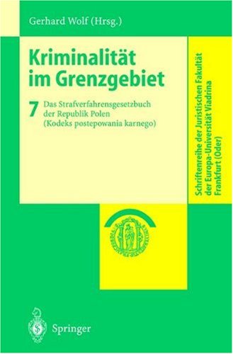 Das Strafverfahrensgesetzbuch der Republik Polen (Kodeks postepowania karnego)