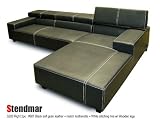 2PC NEW MODERN EURO DESIGN LEATHER SECTIONAL SOFA S206