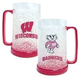 Wisconsin Badgers Crystal Freezer Mug