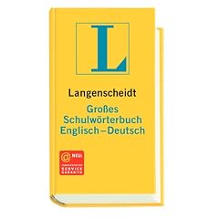 Langenscheidt Gro�es Schulw�rterbuch, Englisch-Deutsch
