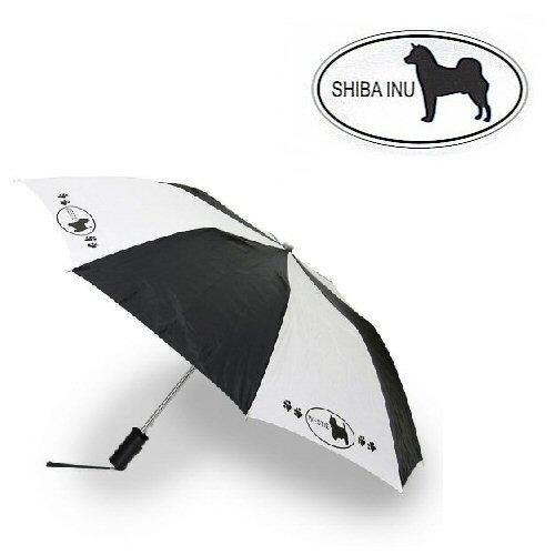Compact Travel Umbrella featuring the Shiba Inu (1.5 X 1.5 X 14 inches)