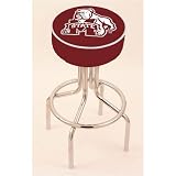 Mississippi State Bulldogs 25 Tulip base Swivel Bar Stool with 4 Thick Seat