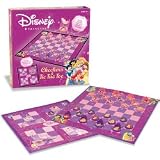 Disney Princess Checkers and Tic-Tac-Toe Combo