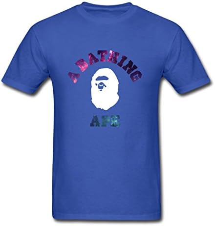 Dae Pak Royal blue 2016 Graphic-print Starcraft Bathing Ape Males T-Shirt Small