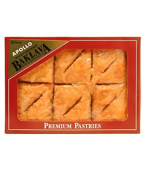 Baklava with Walnuts and Honey CASE 6x12pieces(22oz) by Baklavas