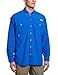 Columbia Men's Bahama II Long Sleeve Shirt (Large, Vivid Blue)
