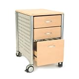INNOVEX KM02 Filing Cabinet, Maple