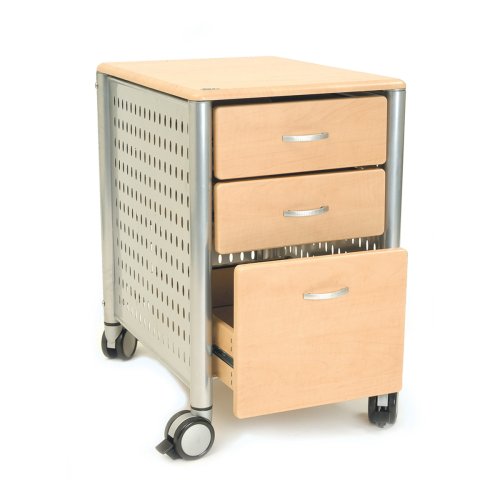 LEDA KM02 Filing Cabinet, Maple 