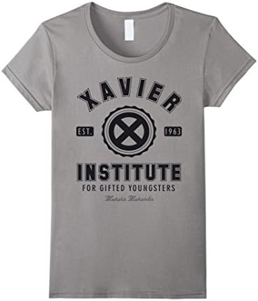 Women's Xavier Est 1963 Institute TShirt Small Slate