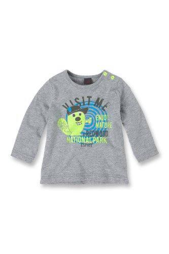 ESPRIT Baby - Jungen Hemd A25174, Gr. 62, Grau (087 mel stone grey) Preisvergleich
