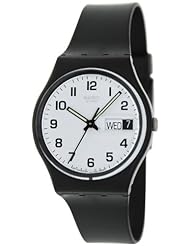Swatch GB743 once again white dial rubber strap unisex watch NEW