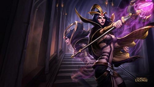 Fashiontopdearls Fashion Cool League of Legends LeBlanc Poster HD HOME WALL Decor Custom Art Deco unframed -2064 size (inch):12x21