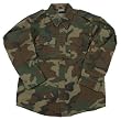 Rothco Vintage Fatigue Men's Button Down Long Sleeve Shirt - XX-Large - Woodland