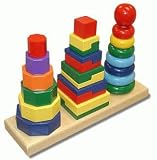 Melissa & Doug: Geometric STACKER