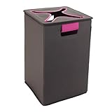 OXO Tot Flip-In Hamper, Brown/Pink