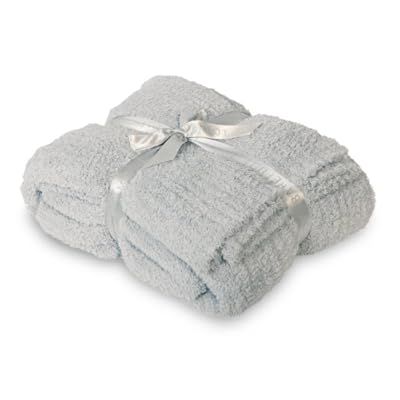 Barefoot Dreams CozyChic Ribbed Throw Blanket - Ocean