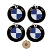 4 BMW Genuine Wheel Center Cap Emblems Decals Stickers 64.5mm