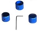 Silverhilll Milled Aluminum Guitar Knob BLUE ANODIZED