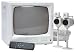 Sylvania SY2612 12-inch B/W Quad Observation System with 2 Cameras