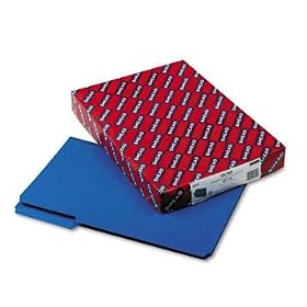 Smead 22541 - Recycled Folders, One Inch Expansion, 1/3 Top Tab, Legal, Dark Blue, 25/Box-SMD22541