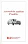Auto Accident Checklist
