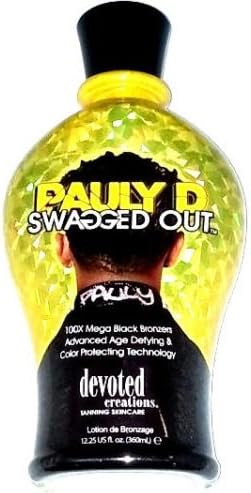 Pauly D Swagged Out 100x Black Bronzer Tanning Bed Lotion By Devoted Creations