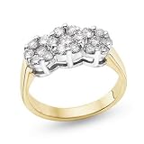 Endless Diamond Cluster Ring 2ctw