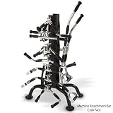 Hampton Vertical Machine Bar Rack With Lat Bar Side Mounts