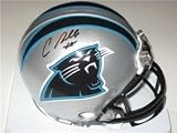 Chris Gamble Autographed/Hand Signed Carolina Panthers Mini Helmet