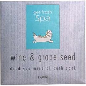 get fresh Spa Wine & Grape Seed Mineral Bath Soak Packet