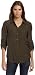 Sanctuary Clothing Womens Uniform Shirt, Olive, Small
