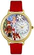 Whimsical Watches Unisex Nutcracker Gold Watch G1220010