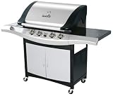 Charbroil 463254205 Designer Series 4-Burner Gas Grill, Stainless Steel and Black