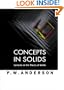 Concepts in Solids: Lectures on the Theory of Solids (Lecture Notes in Physics)