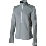 IMAGE OF SmartWool TML Mid Half-Zip Top - Long-Sleeve - Women's Nickel, XL