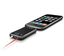 RichardSolo 1800 External Battery Pack for iPod Touch, Classic, Nano and iPhone 2G, 3G, 3GS, 4 and 4s - With a Built in Red laser pointer and LED white flashlight